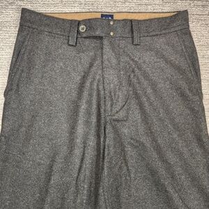 Vintage GAP Wool Blend Trouser Men 33x32 Gray Classic Fit Business Pant Straight